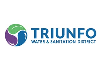 Triunfo Water & Sanitation District logo, public utility, Veterans Day office closure notice.