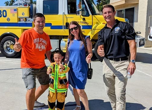 High Park Fire Station 36 Open House 2025 with community members and firefighters.